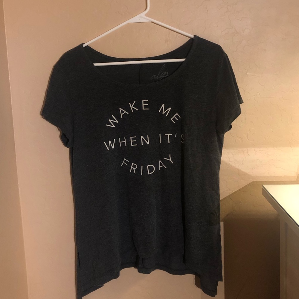 WAKE ME WHEN IT’S FRIDAY tee